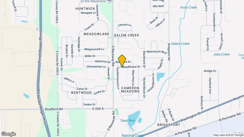 9207 Wandflower Dr Map and Location Details