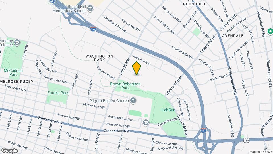 914 Rockland Ave NW Map and Location Details