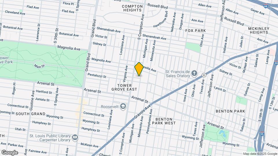 2841 Michigan Ave, Unit 2F Map and Location Details