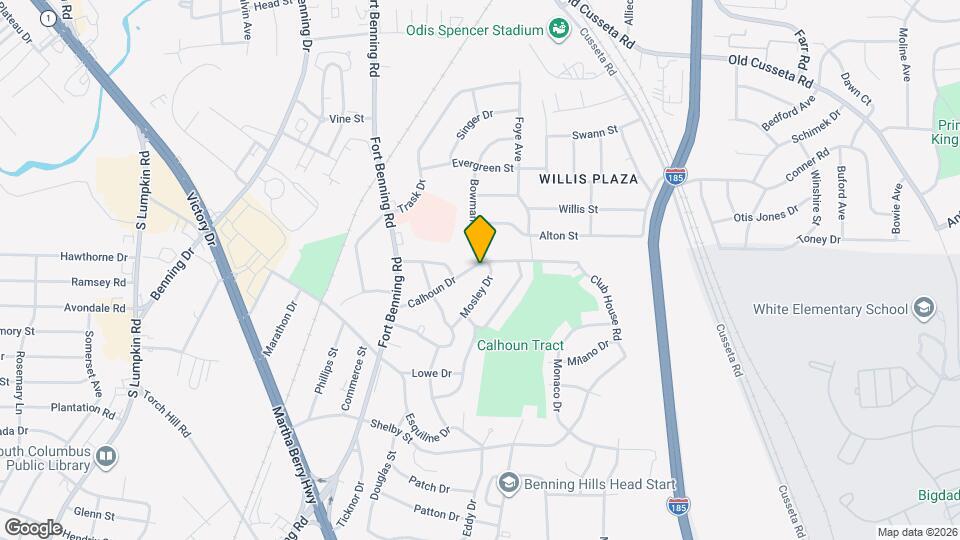 3950 Calhoun Dr Map and Location Details