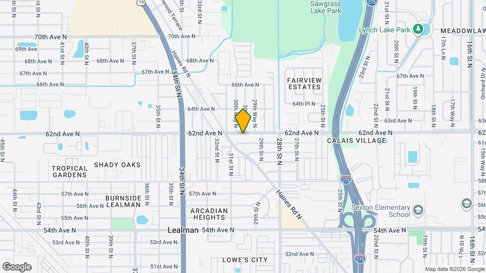 2962 62nd Ave N, Unit 2962 Mapa y Detalles de la Ubicación