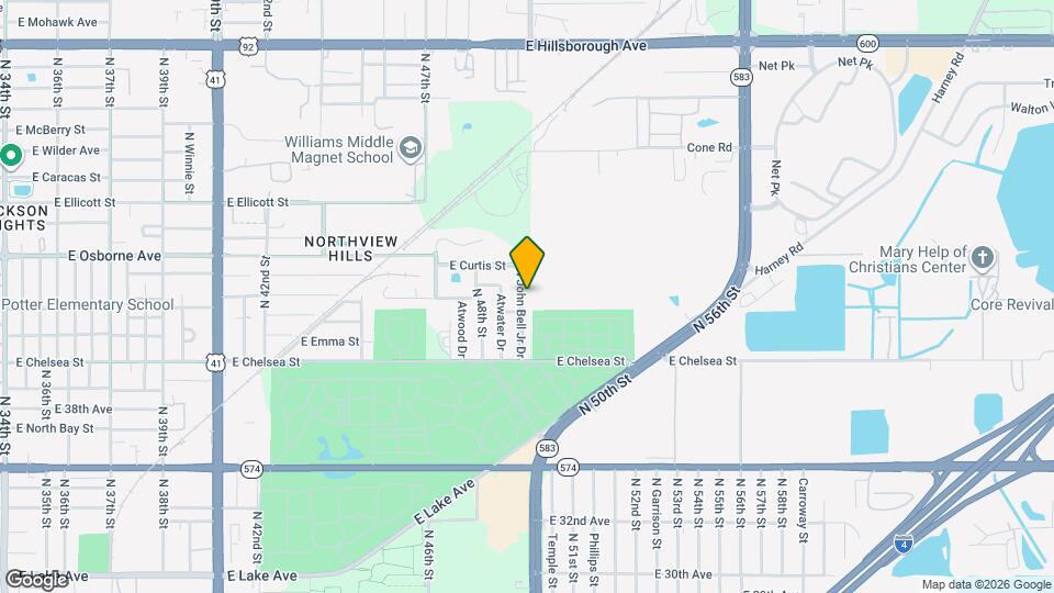 4605 N John Bell Jr Dr Map and Location Details