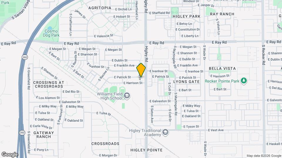 1853 S Balboa Dr Map and Location Details