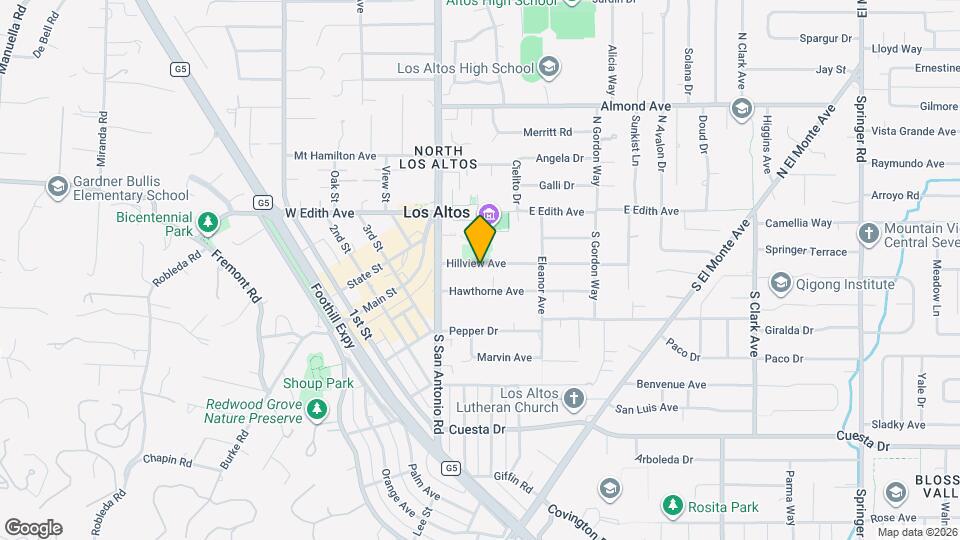 82 Hillview Ave Mapa y Detalles de la Ubicación