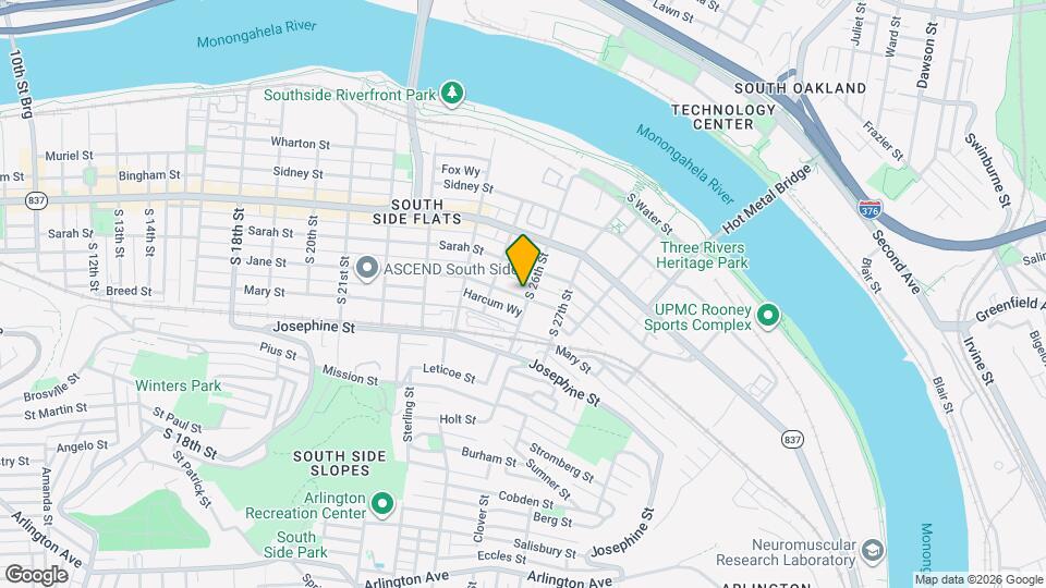 118 S 26th St Mapa y Detalles de la Ubicación