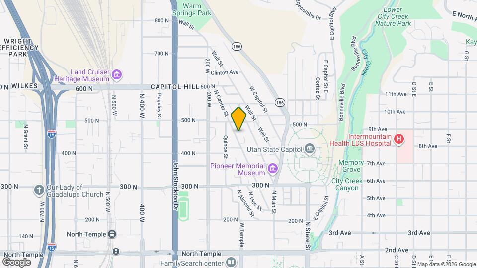 438 N Center St, Unit 102 Mapa y Detalles de la Ubicación