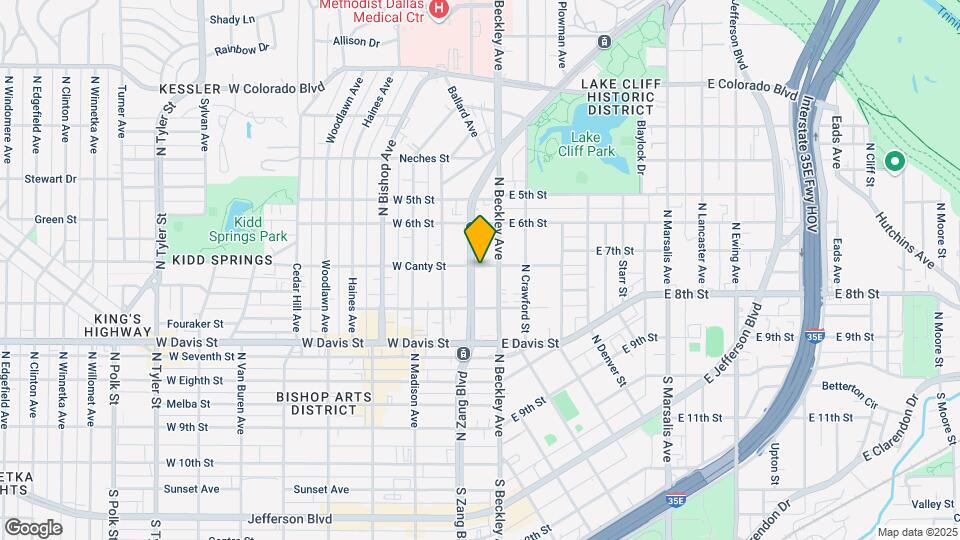 732-736 N Zang Blvd Mapa y Detalles de la Ubicación