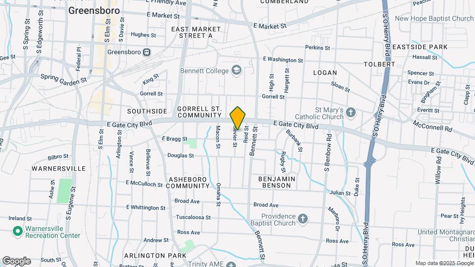 715 Sevier St-Unit -Unit B Map and Location Details