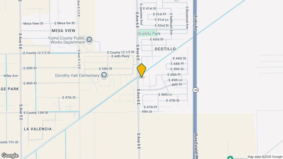 4548 S Jasmine Ave Map and Location Details