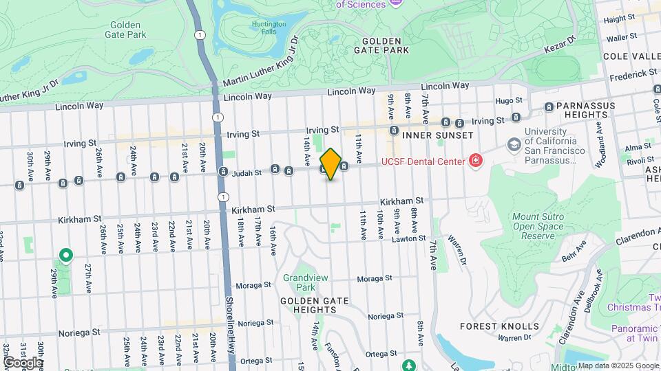1448 Funston Ave Mapa y Detalles de la Ubicación