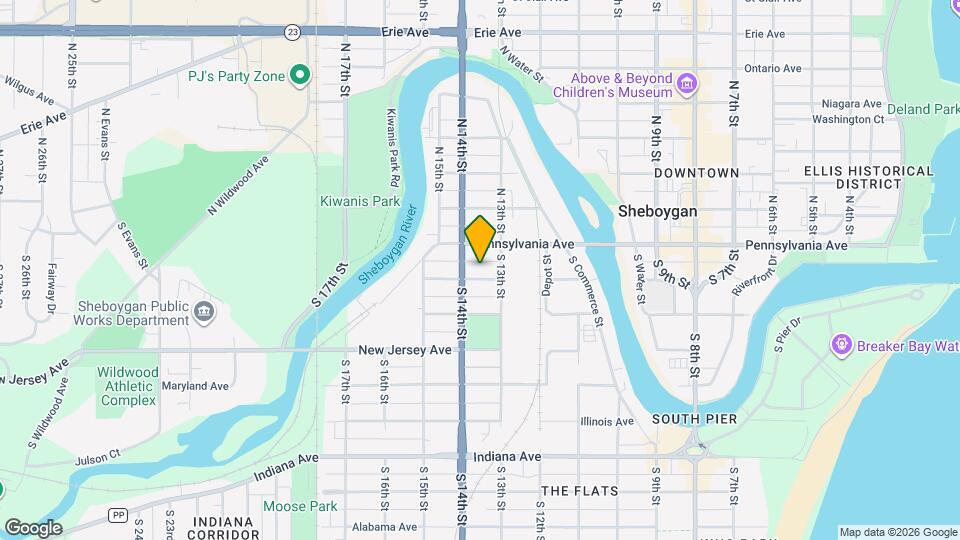 1322 Jefferson Ave, Unit 1322 Jefferson Ave Mapa y Detalles de la Ubicación