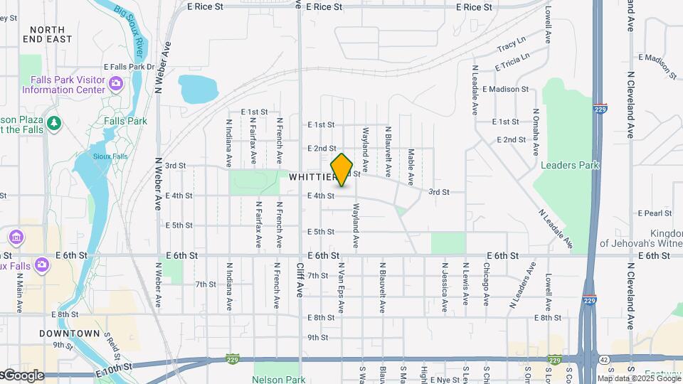 1324 E 4th St Map and Location Details