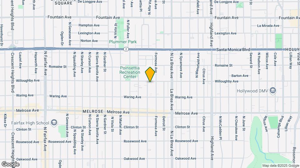850 N Alta Vista Blvd Map and Location Details
