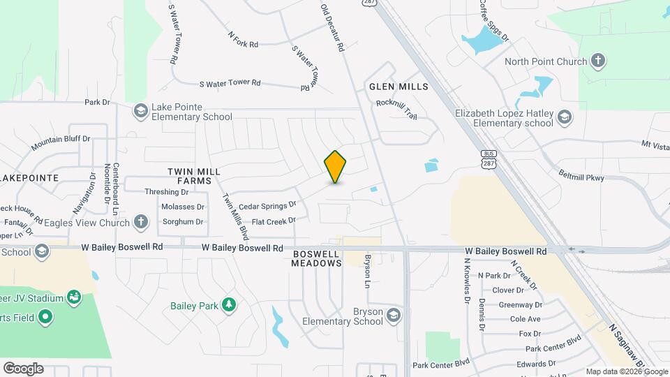 4729 Cedar Springs Dr Map and Location Details