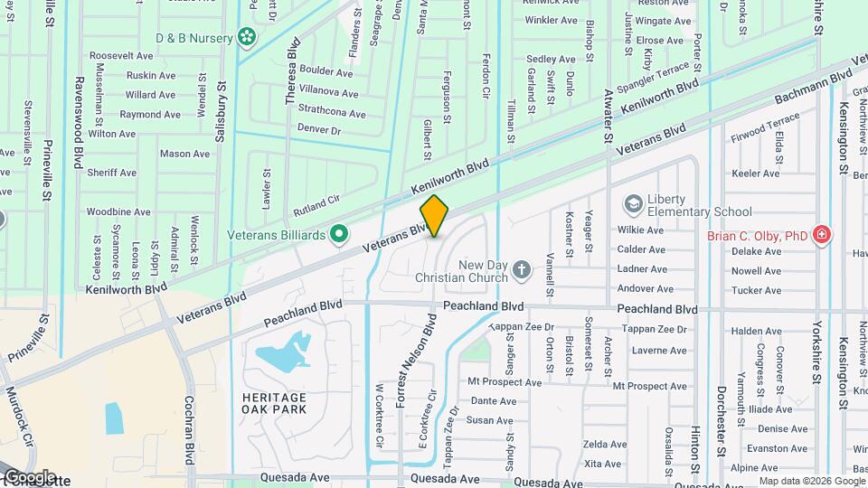 444 Hippel St Map and Location Details