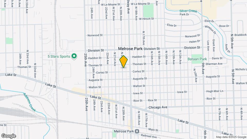 1207 N 20th Ave Map and Location Details