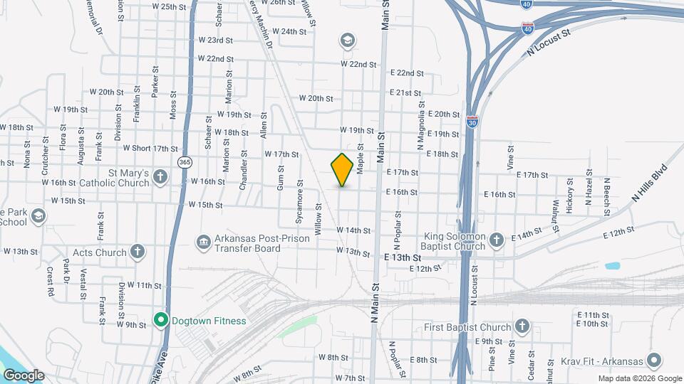 1524 N Orange St Map and Location Details