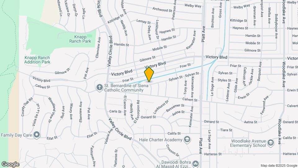 24019 Sylvan St Map and Location Details