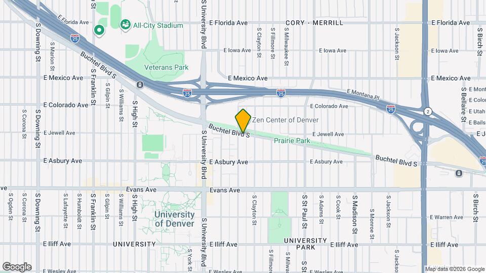 2506 E Jewell Ave Mapa y Detalles de la Ubicación