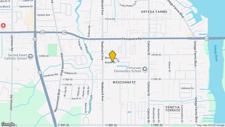 5626 Bryner Dr Map and Location Details