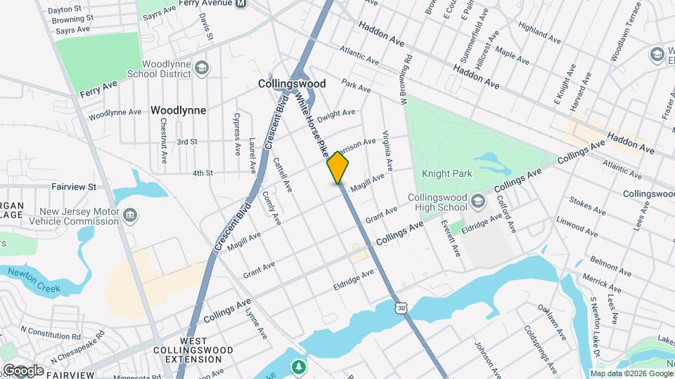 322 White Horse Pike, Unit 1 Map and Location Details