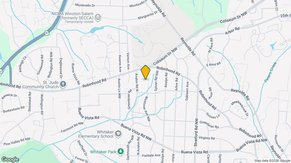 836 Westover Ave NW Map and Location Details