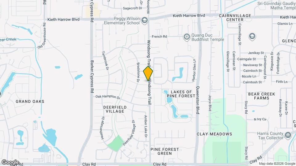 18002 Hollywell Dr Map and Location Details