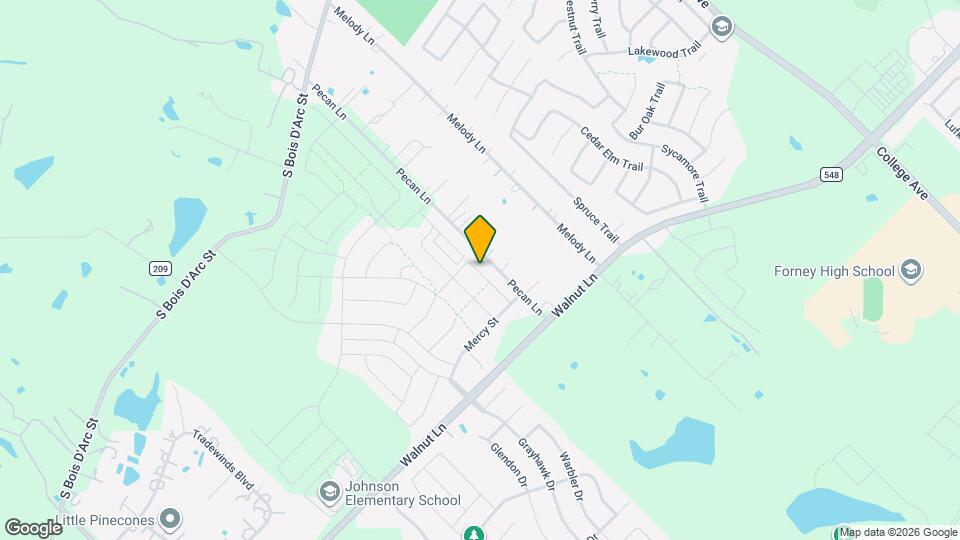 821 Carmen St Map and Location Details