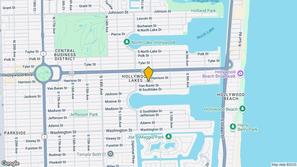 1115 Van Buren St Mapa y Detalles de la Ubicación