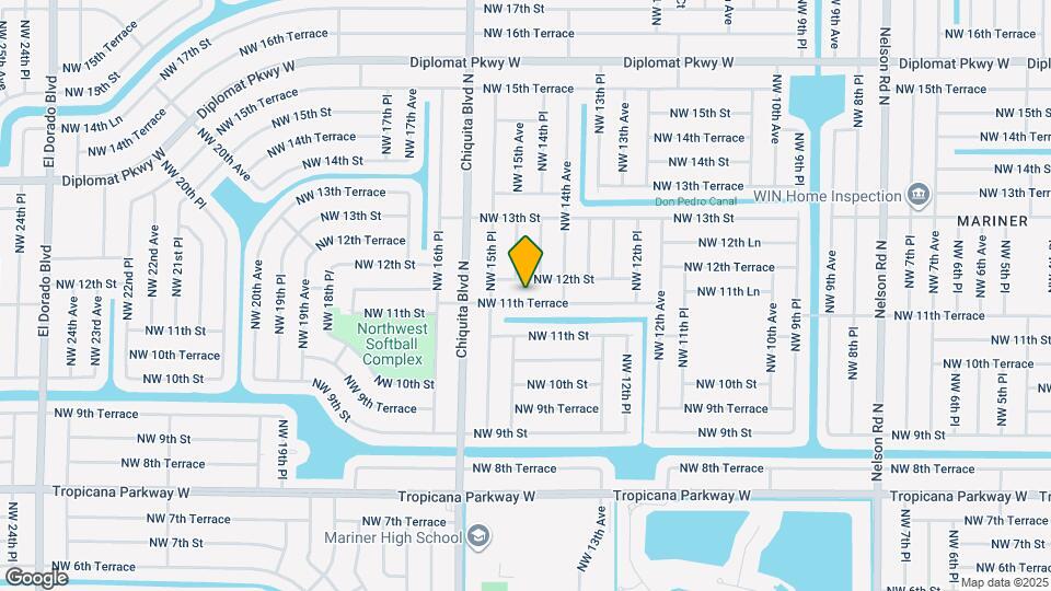 1421 NW 11th Terrace Mapa y Detalles de la Ubicación