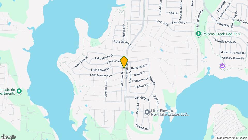 1713 Lake Pine Dr Map and Location Details