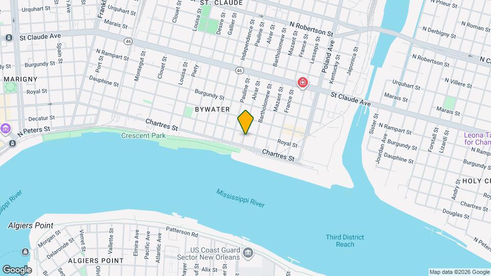 623 Alvar St Map and Location Details