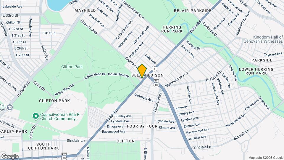 3214 Belair Rd Map and Location Details