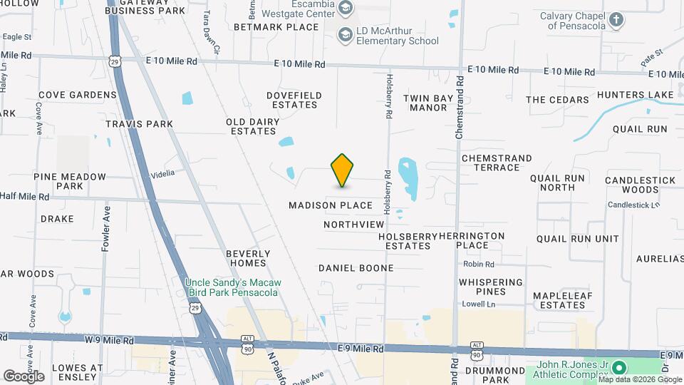 632 Edith Ln Map and Location Details