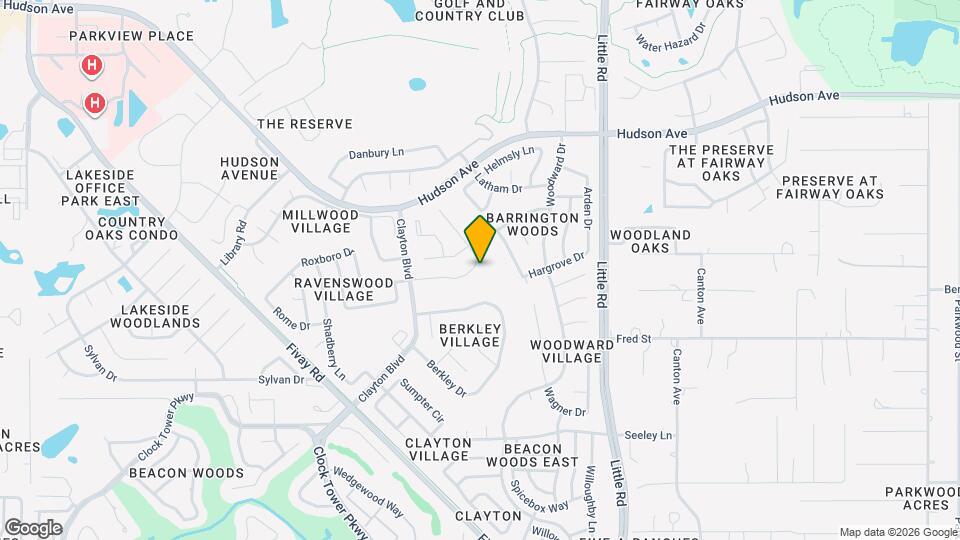 8640 Ashbury Dr Map and Location Details