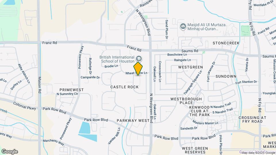 2107 Sherbrook Park Ln Map and Location Details
