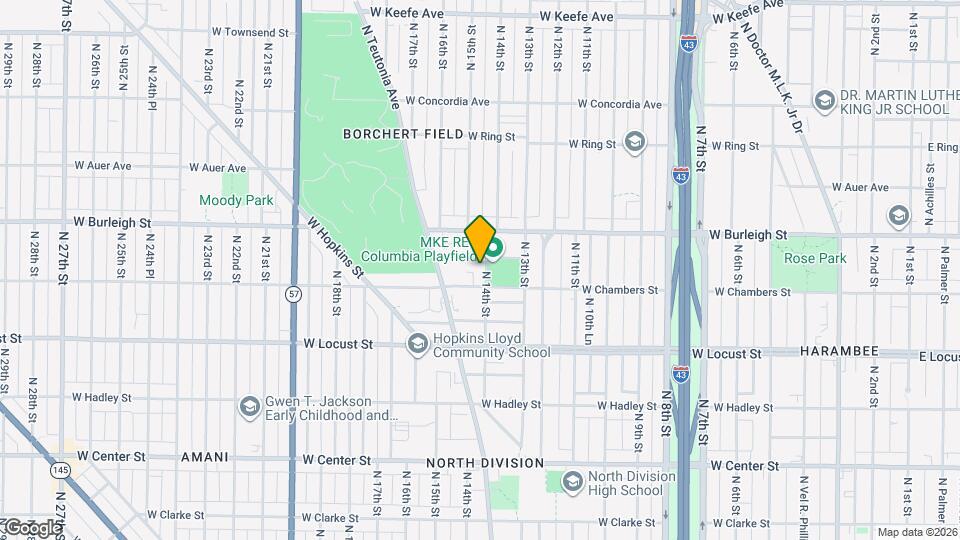 3023 N 14th St Map and Location Details