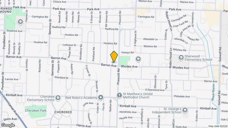 1174 Railton Rd Map and Location Details