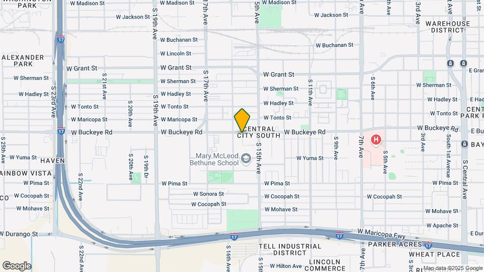 1218 S 15th Dr Mapa y Detalles de la Ubicación
