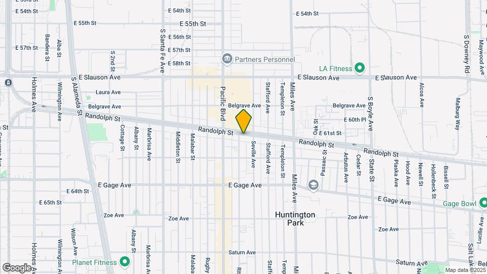 2660 Randolph St Map and Location Details