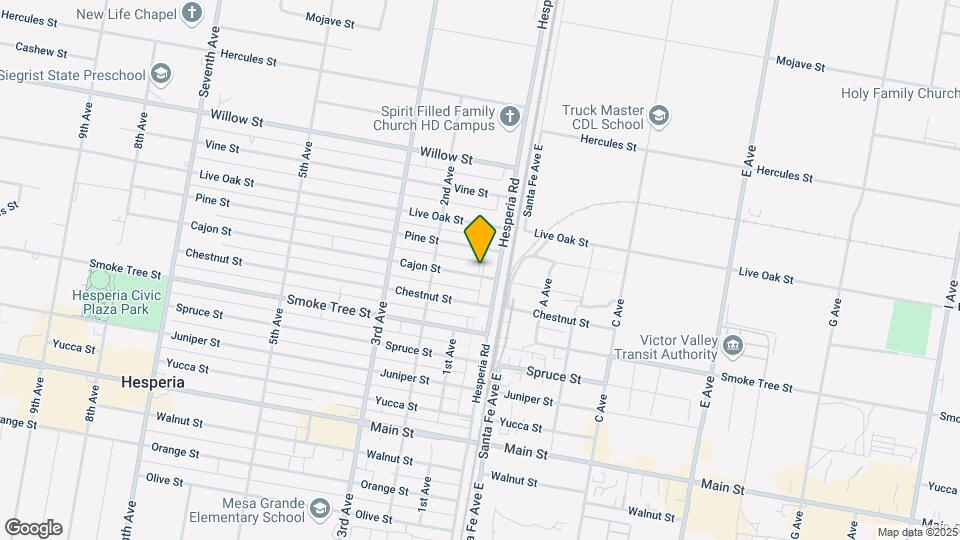 16564 Cajon St Map and Location Details