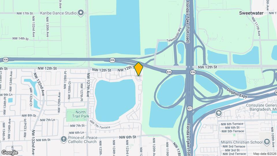 1134 NW 123rd Ct, Unit B4 Mapa y Detalles de la Ubicación