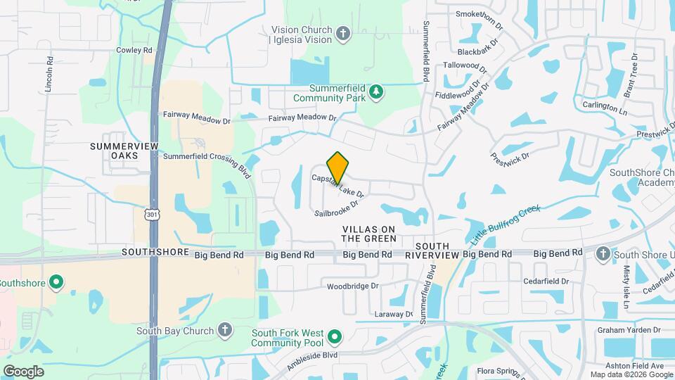 10819 Capstan Lake Dr, Unit 108 Map and Location Details
