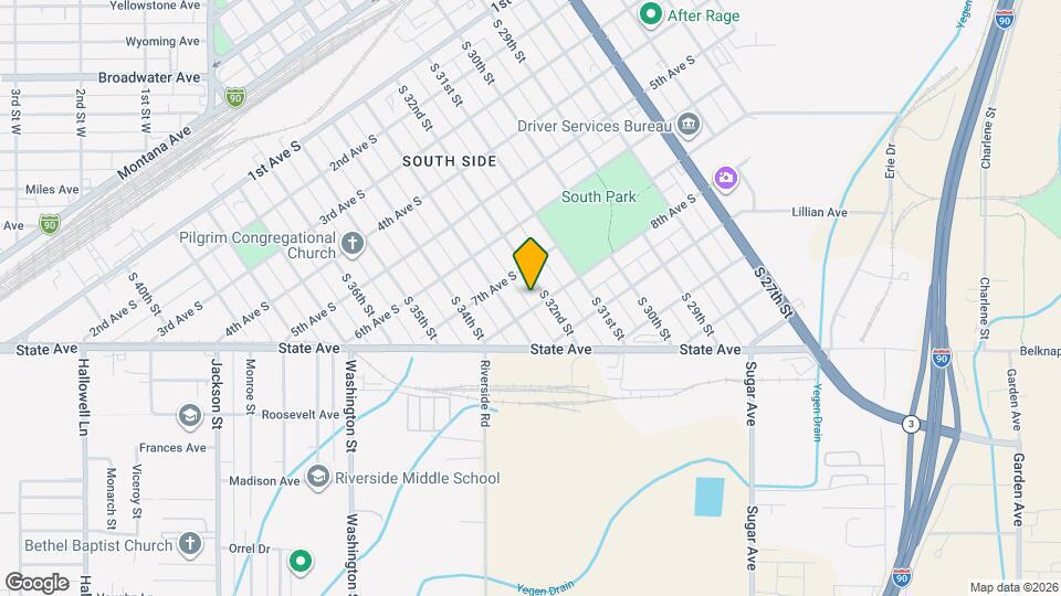 720 1/2 S 32nd St Map and Location Details