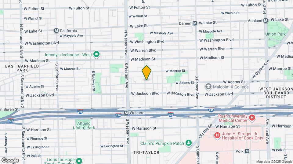 2254 W Adams St Map and Location Details