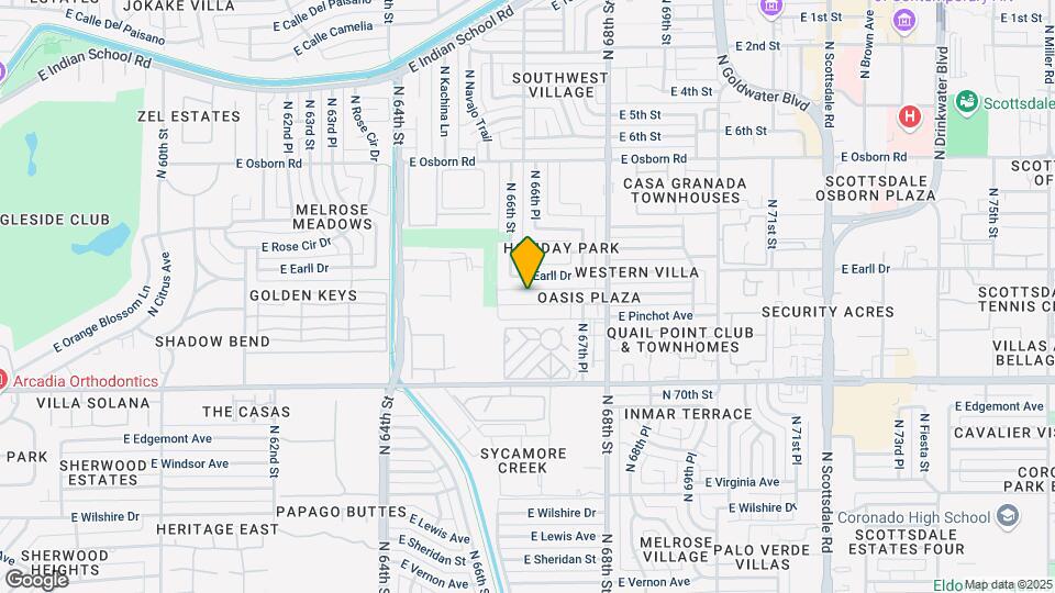 6628 E Avalon Dr Map and Location Details