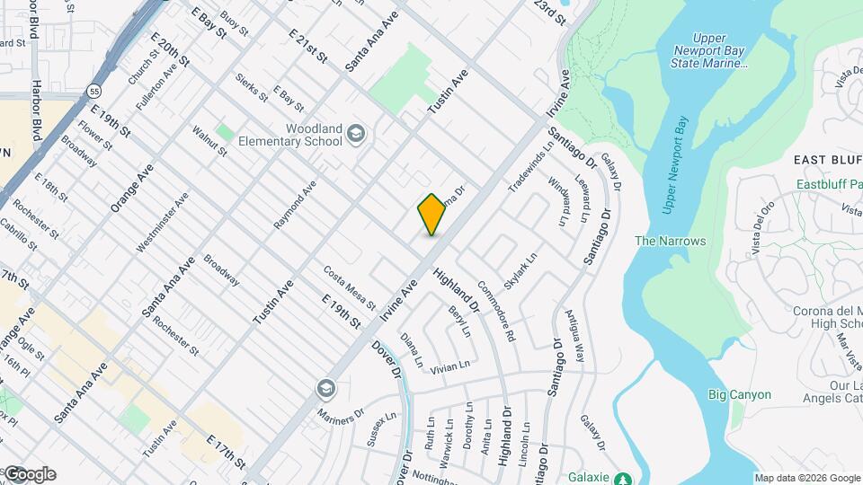 2015 Irvine Ave Map and Location Details