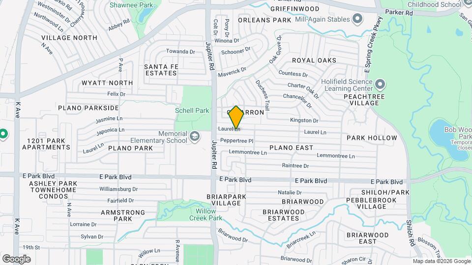 2500 Laurel Ln Map and Location Details