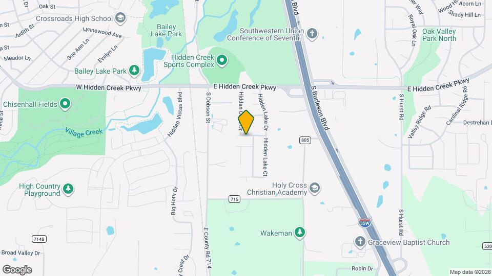 408 Hidden Ridge Dr, Unit 2-2204 Map and Location Details