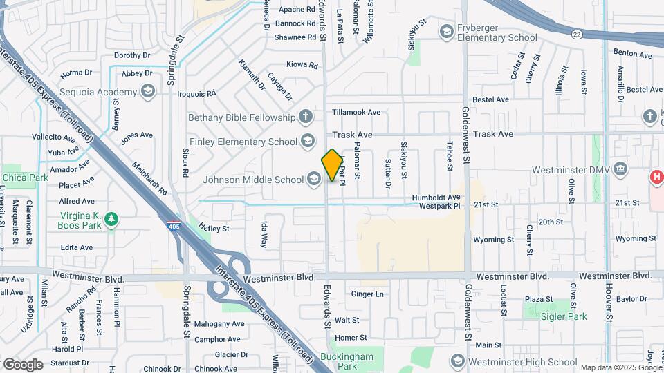 13652 Edwards St Map and Location Details